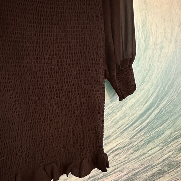 Black smocked dress - Picture 9 of 10